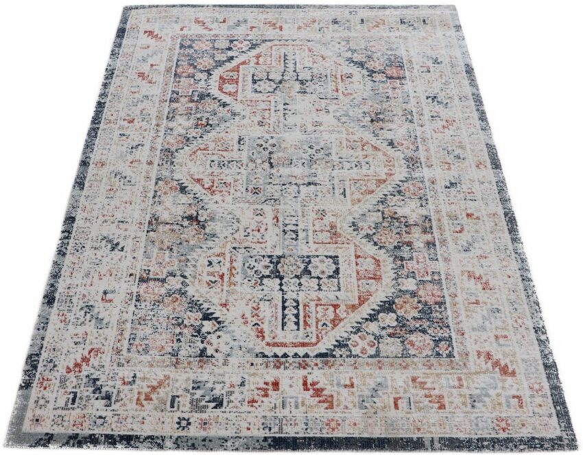 Teppich »Rina«, carpetfine, rechteckig, Höhe 3 mm, Orient Vintage Look-Teppiche-Ideen für dein Zuhause von Home Trends