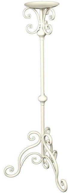 Ambiente Haus Wandkerzenhalter »Kerzenständer - antikweis 80cm« (1 Stück)-Kerzenhalter-Inspirationen