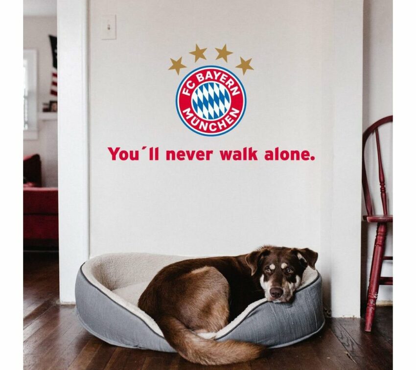 Wall-Art Wandtattoo »Fußball You'll never walk alone« (1 Stück)-Wandtattoos-Ideen für dein Zuhause von Home Trends