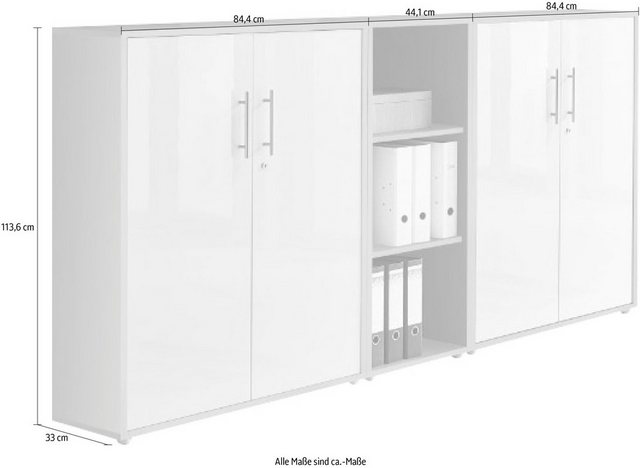 BMG Büro-Set »Tabor«, (Set, 3-St)-Büromöbel-Sets-Inspirationen
