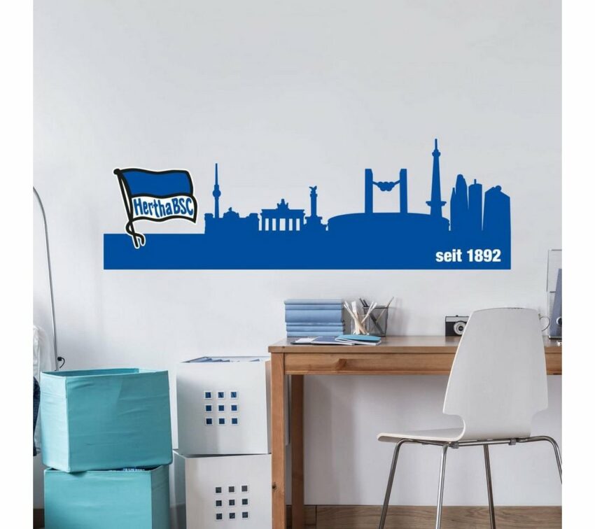 Wall-Art Wandtattoo »Fußball Hertha BSC Skyline« (1 Stück)-Wandtattoos-Ideen für dein Zuhause von Home Trends