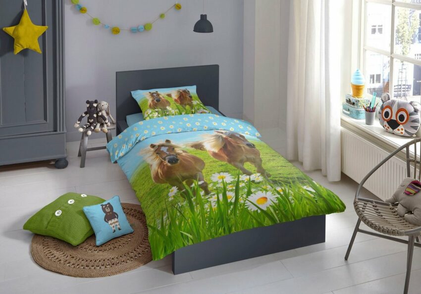 Kinderbettwäsche »Horses«, good morning, mit Pferden-Bettwäsche-Ideen für dein Zuhause von Home Trends