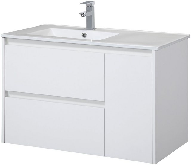 CYGNUS BATH Waschtisch »Jano 850«, Breite 85 cm, Waschmulde links-Waschtische-Inspirationen