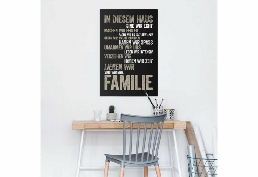 Reinders! Poster »In diesem Haus«, (1 Stück)-Bilder-Ideen für dein Zuhause von Home Trends