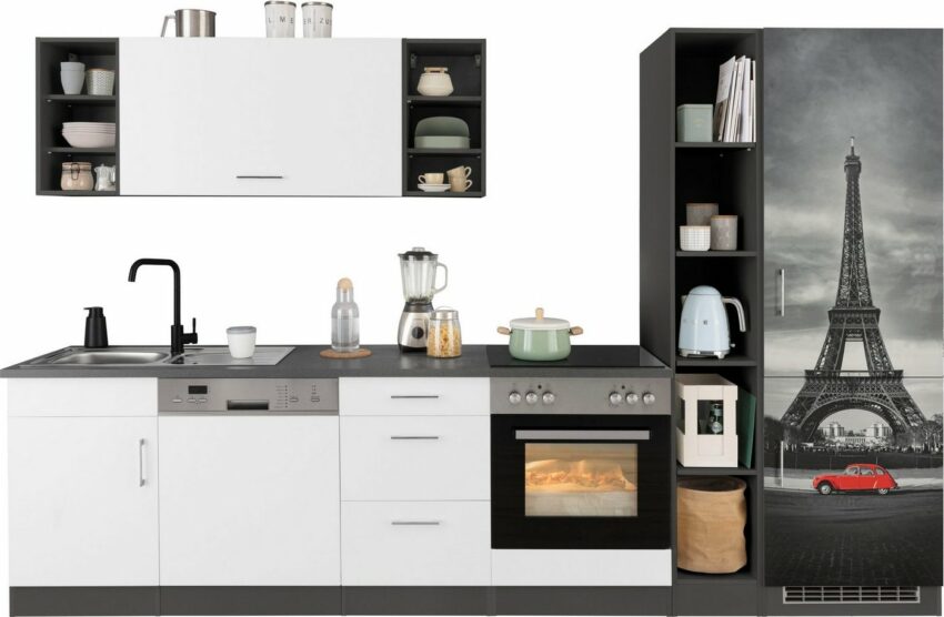 HELD MÖBEL Küchenzeile »Paris«, ohne E-Geräte, Breite 310 cm-Küchenzeilen-Ideen für dein Zuhause von Home Trends