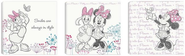 Disney Leinwandbild »Minnie & Daisy«, (Set, 3 Stück)-Bilder-Inspirationen