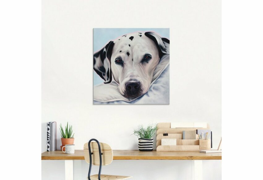 Artland Glasbild »Dalmatiner Anka«, Haustiere (1 Stück)-Bilder-Ideen für dein Zuhause von Home Trends