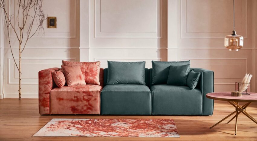 Guido Maria Kretschmer Home&Living Sofa-Eckelement »Marble«, Modul-Ecke zur indiviuellen Zusammenstellung eines perfekten Sofas, in 3 Bezugsvarianten und vielen Farben-Sofas-Ideen für dein Zuhause von Home Trends