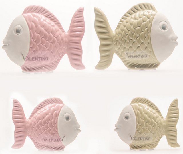 VALENTINO Wohnideen Tierfigur »Fisch Jette« (Set, 4 Stück), aus Keramik, glasiert-Figuren-Inspirationen
