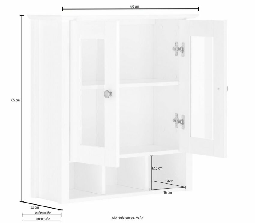 Home affaire Hängeschrank »Vili« Breite 60 cm-Schränke-Ideen für dein Zuhause von Home Trends