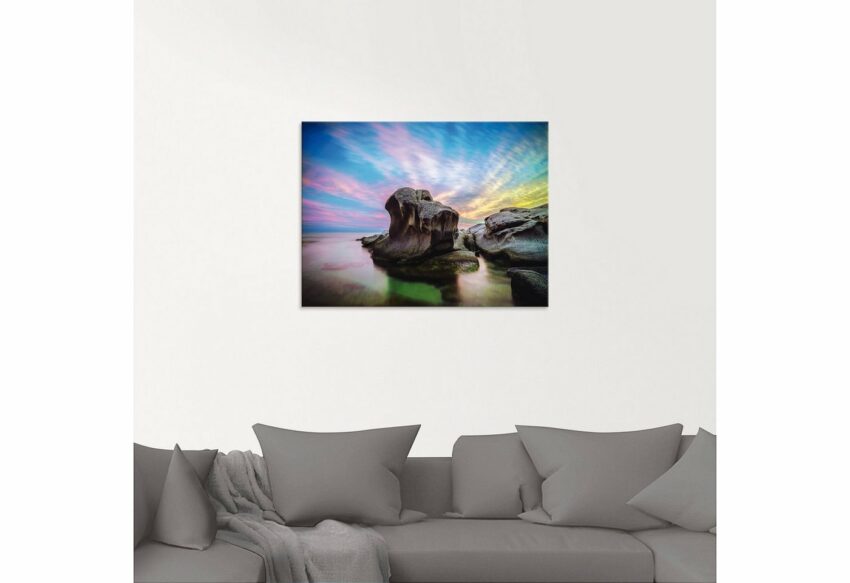 Artland Glasbild »Fels im Atlantik«, Küste (1 Stück)-Bilder-Ideen für dein Zuhause von Home Trends