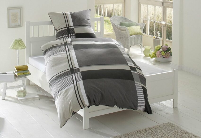 Bettwäsche »Nina«, my home, in unterschiedlichen Qualitäten, Karo und Streifen Design-Bettwäsche-Ideen für dein Zuhause von Home Trends