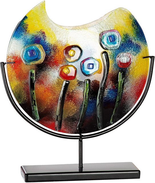 GILDE GLAS art Dekovase »Fresh Flowers«, handbemalt mit Fusingglas-Elementen-Blumenvasen-Inspirationen