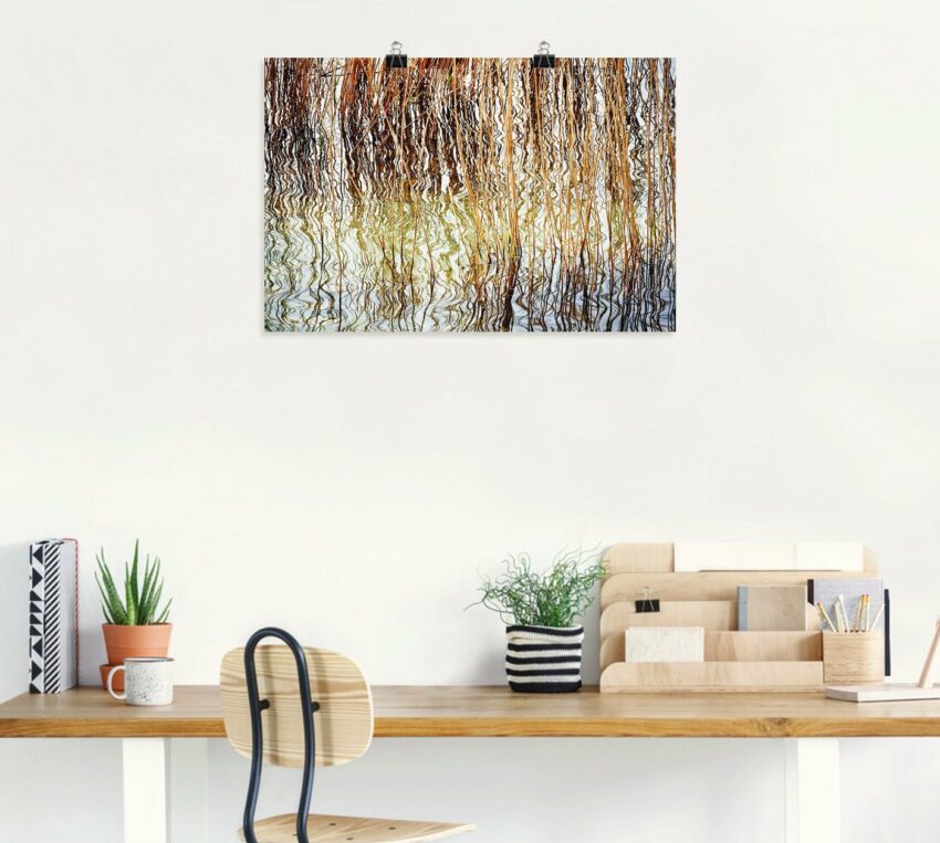 Artland Wandbild »Schilfrohr«, Gräser (1 Stück), in vielen Größen & Produktarten - Alubild / Outdoorbild für den Außenbereich, Leinwandbild, Poster, Wandaufkleber / Wandtattoo auch für Badezimmer geeignet-Bilder-Ideen für dein Zuhause von Home Trends