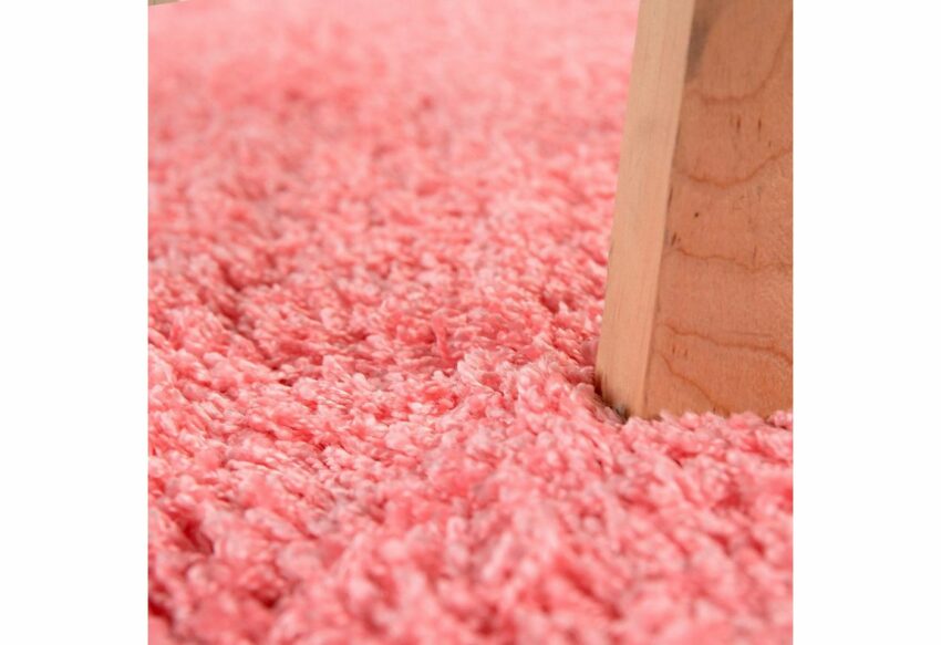 Hochflor-Teppich »Vienna 200«, Paco Home, rechteckig, Höhe 25 mm, waschbarer Uni Hochflor Shaggy, Wohnzimmer-Teppiche-Ideen für dein Zuhause von Home Trends