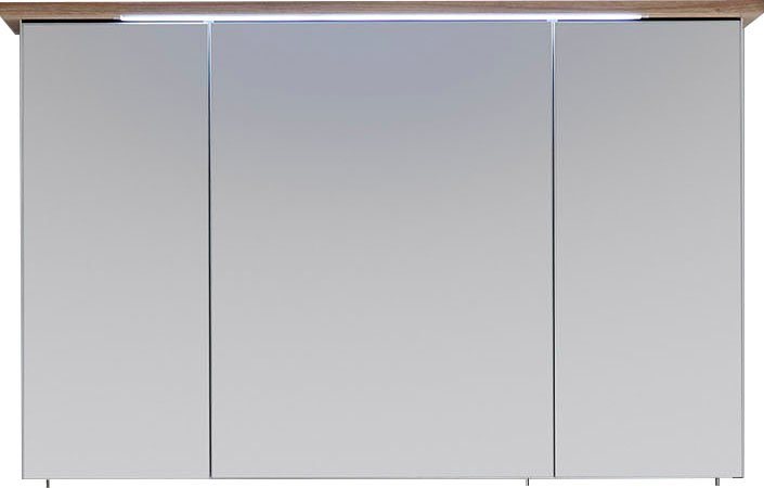 PELIPAL Spiegelschrank »Quickset 923« Breite 115 cm, 3-türig, eingelassene LED-Beleuchtung, Schalter-/Steckdosenbox, Türdämpfer-Schränke-Ideen für dein Zuhause von Home Trends