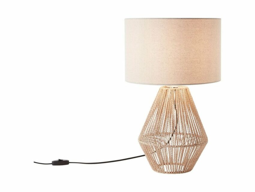 Brilliant Leuchten Tischleuchte »Laraine«, natur/beige-Lampen-Ideen für dein Zuhause von Home Trends