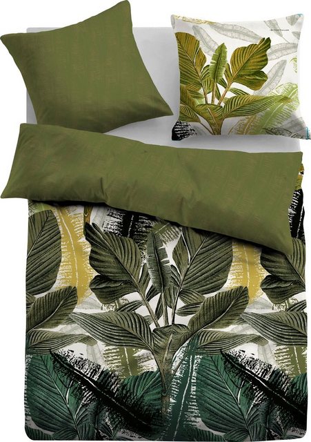Wendebettwäsche »PALM LEAVES«, TOM TAILOR, mit Palmblättern im Digitaldruck-Bettwäsche-Inspirationen
