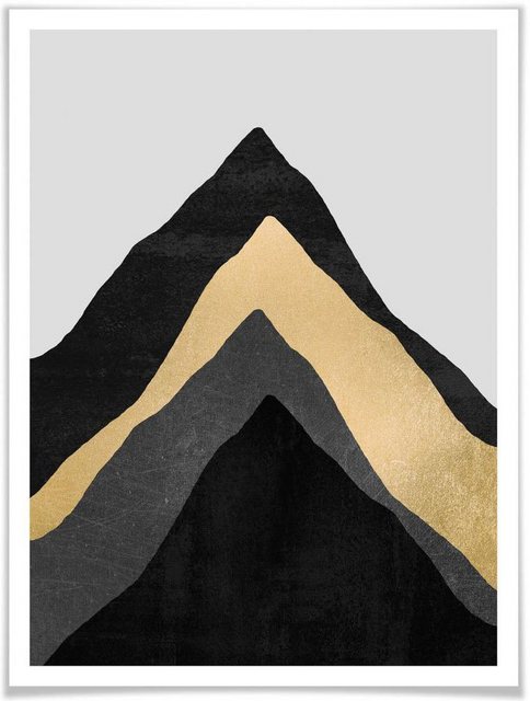 Wall-Art Poster »Vier Berge«, Berge (1 Stück)-Bilder-Inspirationen