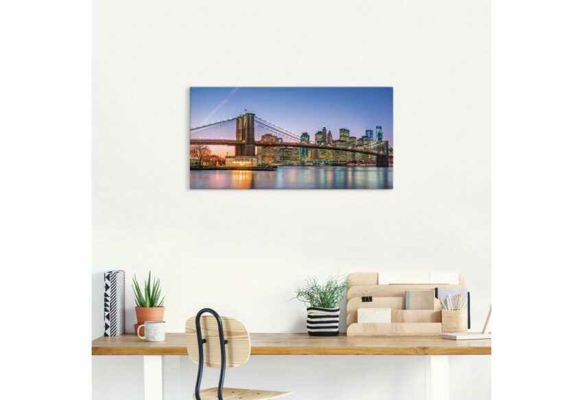 Artland Wandbild »Skyline New York City«, New York (1 Stück), in vielen Größen & Produktarten - Alubild / Outdoorbild für den Außenbereich, Leinwandbild, Poster, Wandaufkleber / Wandtattoo auch für Badezimmer geeignet-Bilder-Ideen für dein Zuhause von Home Trends