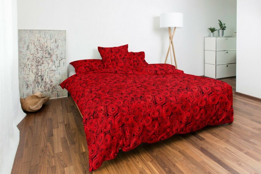 Bettwäsche »Red Rose«, CASATEX, romantische rote Rosen-Bettwäsche-Ideen für dein Zuhause von Home Trends