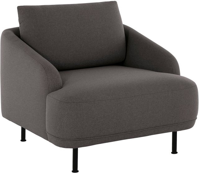 andas Sessel »Bendik«, Füße aus schwarzem Metall, Design by Morten Georgsen-Sessel-Inspirationen