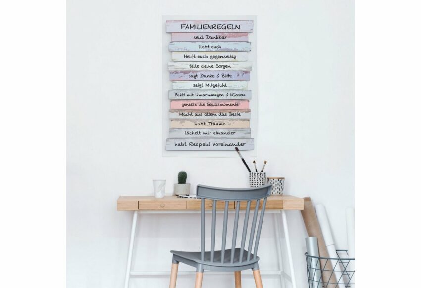 Reinders! Poster »Familienregeln«, (1 Stück)-Bilder-Ideen für dein Zuhause von Home Trends
