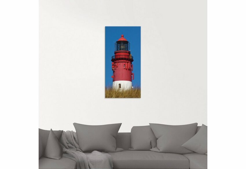 Artland Glasbild »Amrumer Leuchtturm«, Gebäude (1 Stück)-Bilder-Ideen für dein Zuhause von Home Trends