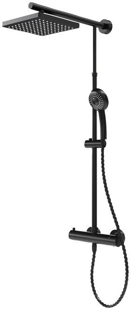 Schulte Duschsystem »Classic, Black Style«, Höhe 155,5 cm, 3 Strahlart(en), mit Thermostat und Kopfbrause-Duschsysteme-Inspirationen