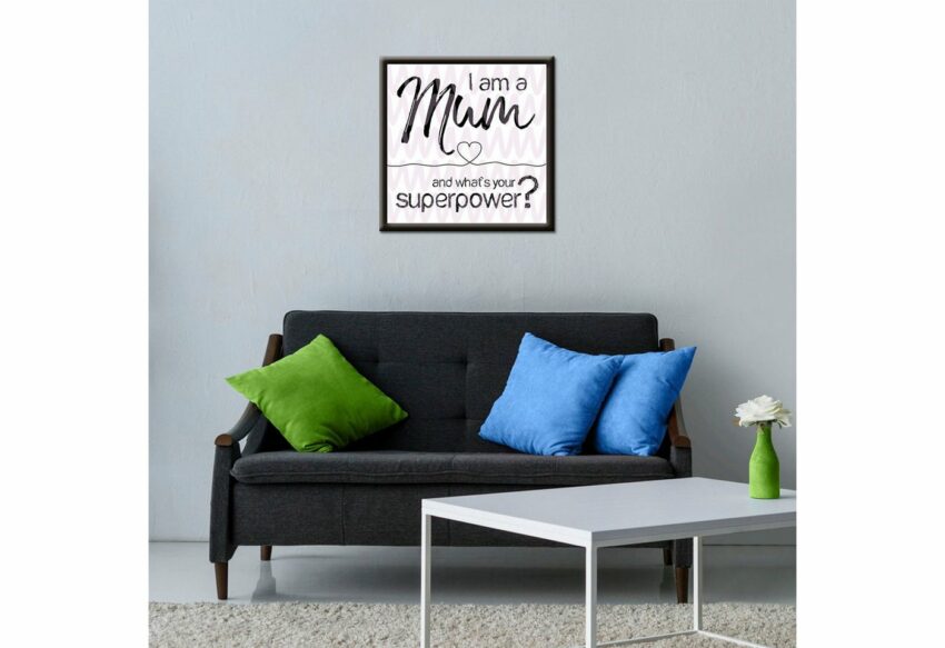 Artland Wandbild »Mama superpower«, Sprüche & Texte (1 Stück)-Bilder-Ideen für dein Zuhause von Home Trends