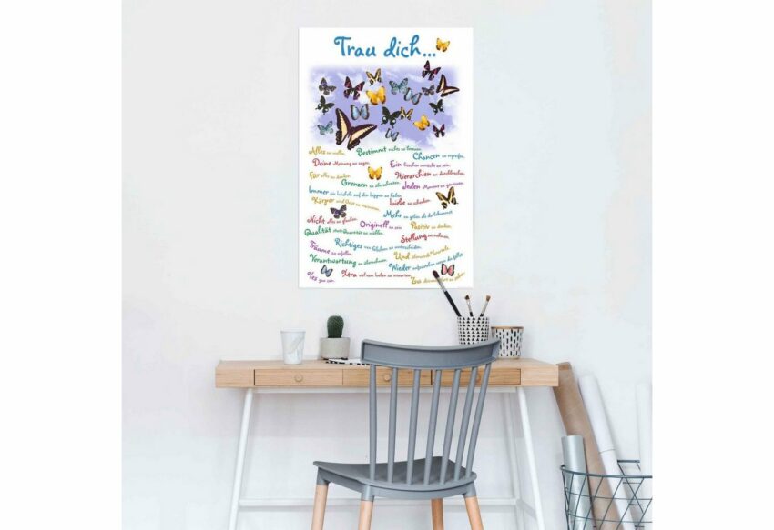 Reinders! Poster »Trau dich…«, (1 Stück)-Bilder-Ideen für dein Zuhause von Home Trends