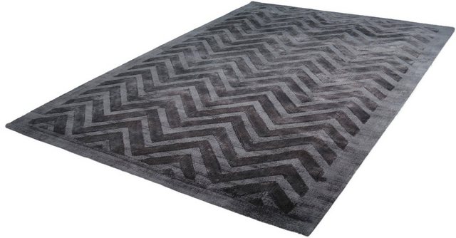Teppich »Viteox 410«, calo-deluxe, rechteckig, Höhe 13 mm, Viskose, Kurzflor, Wohnzimmer-Teppiche-Inspirationen