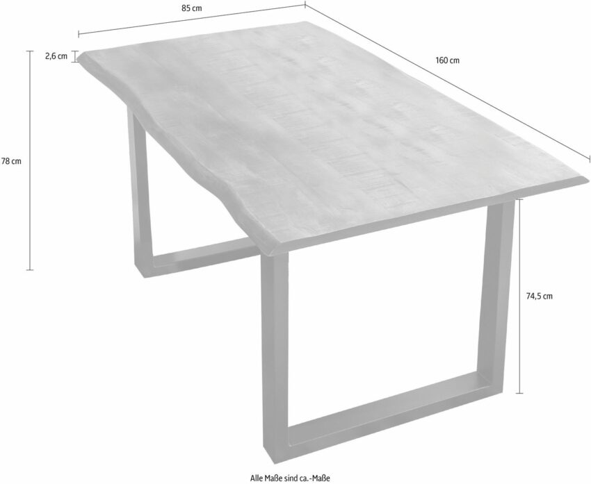 SIT Esstisch, mit Baumkante wie gewachsen-Tische-Ideen für dein Zuhause von Home Trends