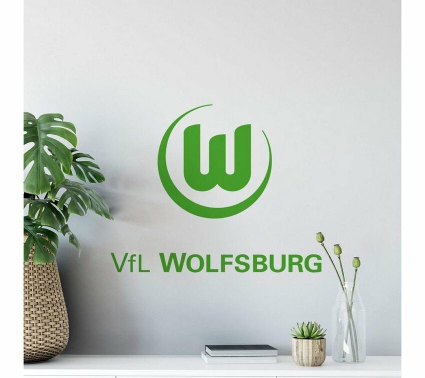 Wall-Art Wandtattoo »Fußball VfL Wolfsburg Logo«-Wandtattoos-Ideen für dein Zuhause von Home Trends