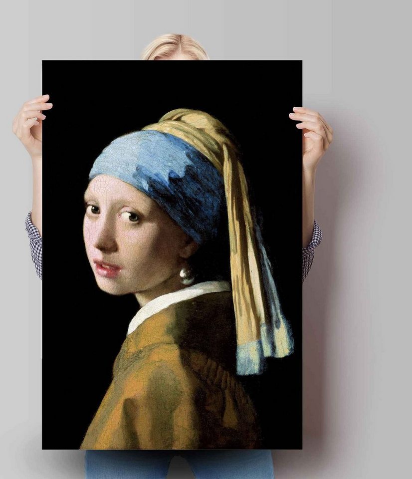 Reinders! Poster »Poster Das Mädchen mit dem Perlenohrgehänge Jan Vermeer - Alte Meister - Kunst - Mauritshuis«, Menschen (1 Stück)-Bilder-Ideen für dein Zuhause von Home Trends