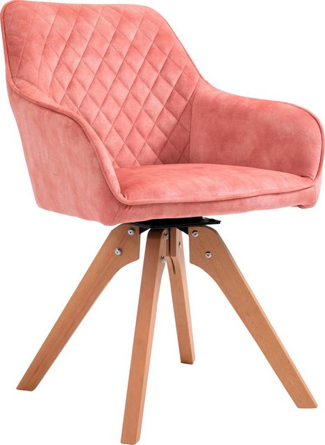 SalesFever Armlehnstuhl (1 Stück), 180° Drehplatte unter der Sitzfläche-Stühle-Inspirationen