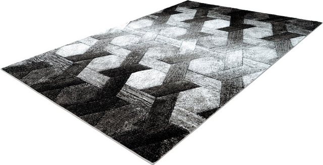 Teppich »Janor«, Bruno Banani, rechteckig, Höhe 14 mm, Wohnzimmer-Teppiche-Inspirationen