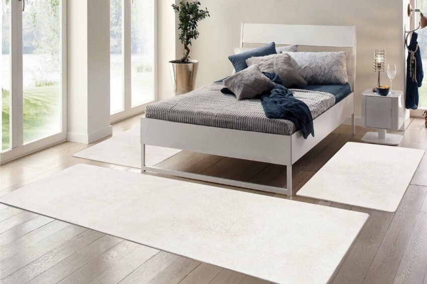 Bettumrandung »Montpelier« Timbers, Höhe 33 mm, (3-tlg), Bettvorleger, Läufer-Set für das Schlafzimmer-Teppiche-Ideen für dein Zuhause von Home Trends