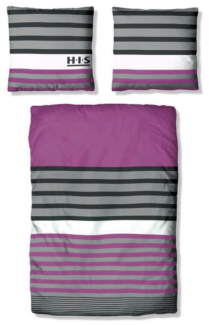 Bettwäsche »Majoran«, H.I.S, in unterschiedlichen Qualitäten, Streifen Design-Bettwäsche-Inspirationen