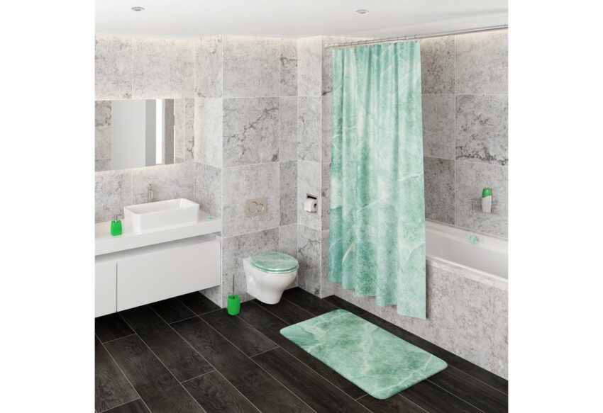 Badematte »Marmor Grün« Sanilo, Höhe 15 mm, schnell trocknend, Memory Schaum-Badematten-Ideen für dein Zuhause von Home Trends