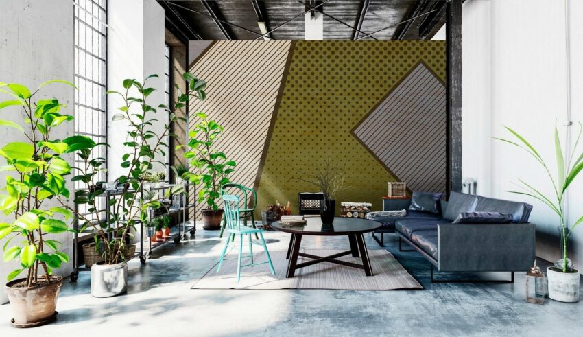 living walls Fototapete »Walls by Patel Pattern Play 2«, glatt, (4 St)-Tapeten-Ideen für dein Zuhause von Home Trends