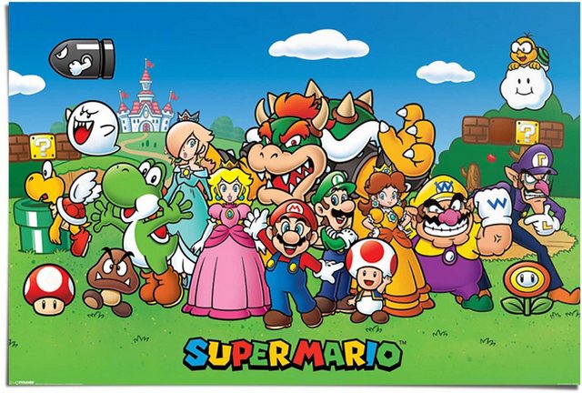 Reinders! Poster »Poster Super Mario«, Comic (1 Stück)-Bilder-Inspirationen