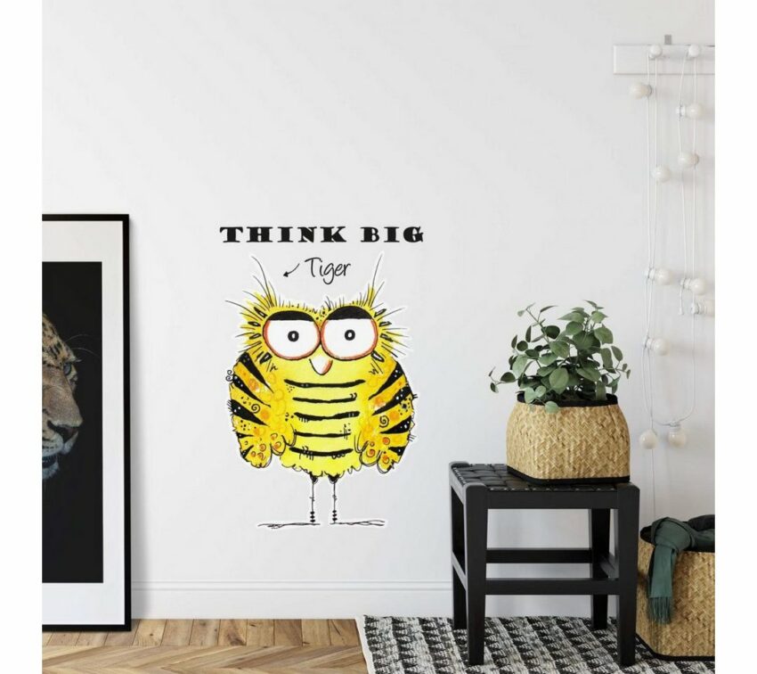 Wall-Art Wandtattoo »Lebensfreude - Think Big Tiger« (1 Stück)-Wandtattoos-Ideen für dein Zuhause von Home Trends