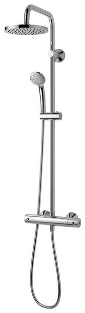 Ideal Standard Duschsystem »IdealRain Ceratherm 100«, Höhe 104 cm, 3 Strahlart(en), Set, 5 tlg., mit Brausethermostat-Duschsysteme-Inspirationen
