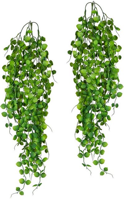 Kunstranke »Blatthänger x3, ca 6« Blatthänger, Creativ green, Höhe 90 cm, 2er Set-Kunstpflanzen-Inspirationen