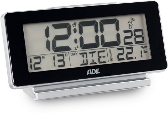ADE Funkwecker »CK 1703« digitaler Funk-Wecker/-Uhr mit Temperatur- und Wochentag-Anzeige und blauer Display-Beleuchtung, optimal als Tischuhr-Uhren-Inspirationen