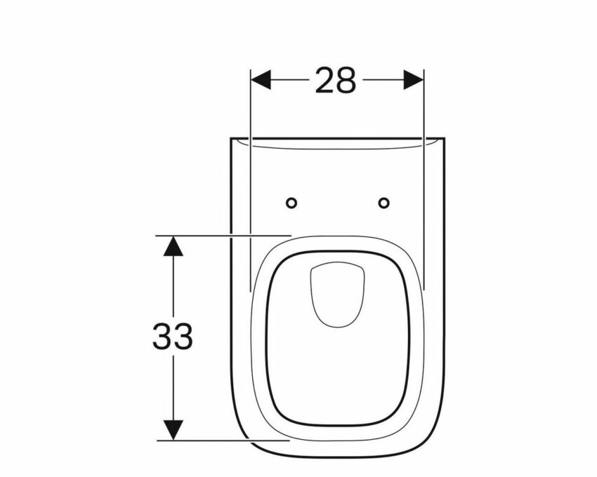 GEBERIT Tiefspül-WC »Renova Nr. 1«, weiß, KeraTect-WC-Becken-Ideen für dein Zuhause von Home Trends