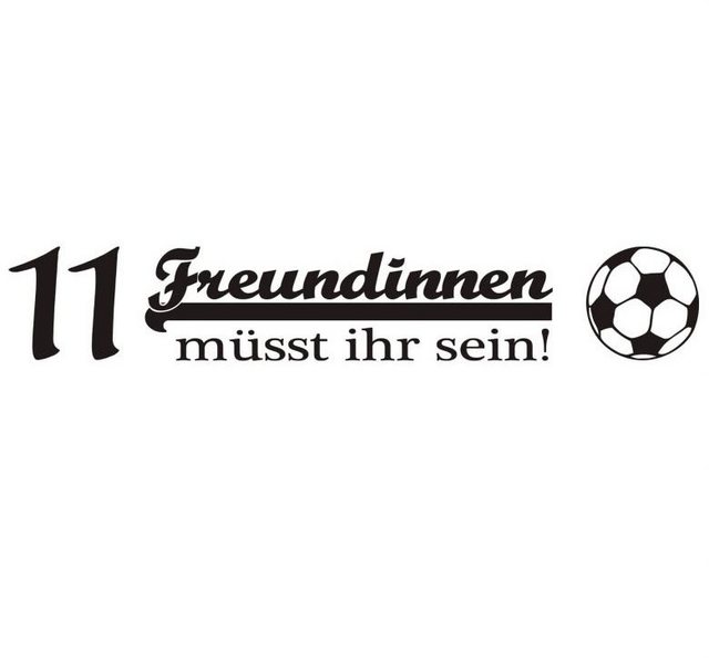 Wall-Art Wandtattoo »Fußball 11 Freundinnen« (1 Stück)-Wandtattoos-Inspirationen