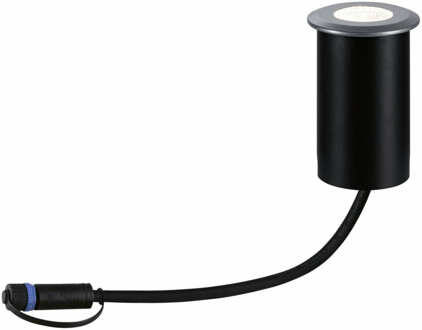 Paulmann LED Einbauleuchte »Outdoor Plug & Shine Floor«, 7W IP65 230V 3000K Alu Grey-Lampen-Ideen für dein Zuhause von Home Trends