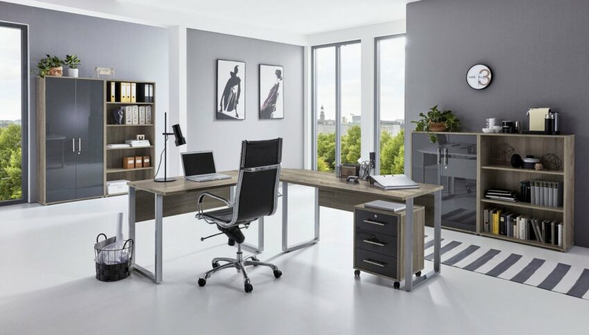 BMG Büromöbel-Set »Tabor Office«, (Set, 8-St)-Büromöbel-Sets-Ideen für dein Zuhause von Home Trends